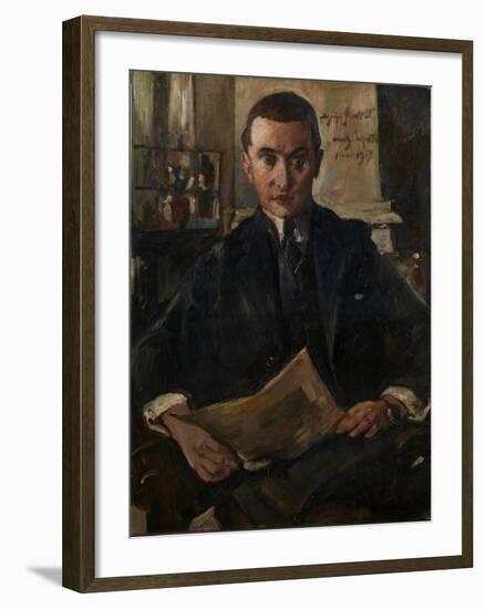 Portrait of Wolfgang Gurlitt-Lovis Corinth-Framed Giclee Print