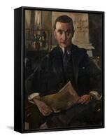 Portrait of Wolfgang Gurlitt-Lovis Corinth-Framed Stretched Canvas