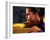 Portrait of Woman Gymnast-David Scott-Framed Photographic Print