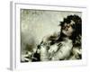 Portrait of Woman-Luigi Conconi-Framed Giclee Print