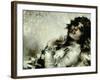 Portrait of Woman-Luigi Conconi-Framed Giclee Print