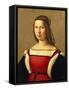 Portrait of Woman-Domenico Ghirlandaio-Framed Stretched Canvas