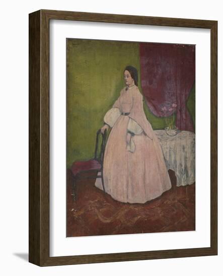 Portrait of Woman-null-Framed Giclee Print