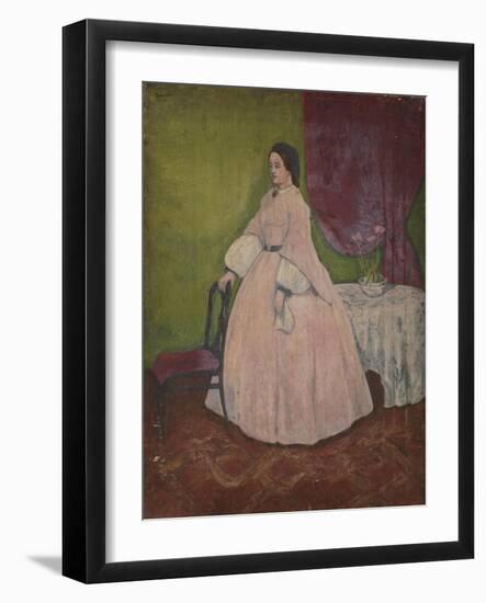 Portrait of Woman-null-Framed Giclee Print