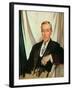 Portrait of Woodrow Wilson (1856-1924) c.1919-Sir William Orpen-Framed Giclee Print