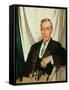 Portrait of Woodrow Wilson (1856-1924) c.1919-Sir William Orpen-Framed Stretched Canvas