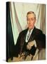 Portrait of Woodrow Wilson (1856-1924) c.1919-Sir William Orpen-Stretched Canvas