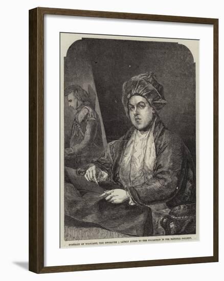 Portrait of Woollett, the Engraver; Lately Added to the Collection in the National Gallery-Gilbert Stuart-Framed Giclee Print