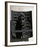 Portrait of Writer Franz Kafka-null-Framed Giclee Print