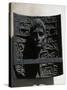 Portrait of Writer Franz Kafka-null-Stretched Canvas