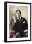 Portrait of Writer Oscar Wilde. 19Th Century Photograph-Unknown Artist-Framed Giclee Print