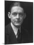 Portrait of Writer T. S. Eliot, 1888-1965-Emil Otto Hoppé-Mounted Photographic Print
