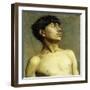 Portrait of Xavier Martinez, (Oil on Canvas Laid on Panel)-Arthur Frank Mathews-Framed Giclee Print