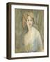 Portrait of Xenia, Countess of Lathom-Ambrose Mcevoy-Framed Giclee Print