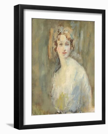 Portrait of Xenia, Countess of Lathom-Ambrose Mcevoy-Framed Giclee Print