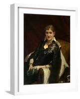 Portrait of Y.A. Voeykova, 1882-Ivan Nikolayevich Kramskoi-Framed Giclee Print