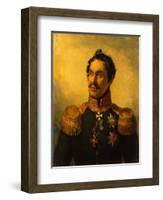 Portrait of Yefim Chaplits (1768-182), before 1825-George Dawe-Framed Giclee Print