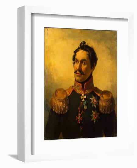 Portrait of Yefim Chaplits (1768-182), before 1825-George Dawe-Framed Giclee Print