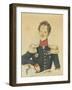 Portrait of Yegor Fyodorovich Meiendorf (1794-187)-N.M. Alexeyev-Framed Giclee Print