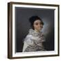 Portrait of Yekaterina Emmanuilovna Abamelik-Lazareva (1806-188), Née Manuk-Bey, 1820-Karl Wilhelm Bardou-Framed Giclee Print