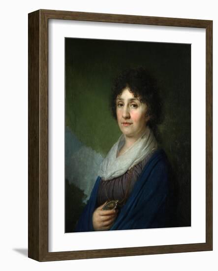 Portrait of Yekaterina Nikolayevna Davydova, 1795-1796-Vladimir Lukich Borovikovsky-Framed Giclee Print