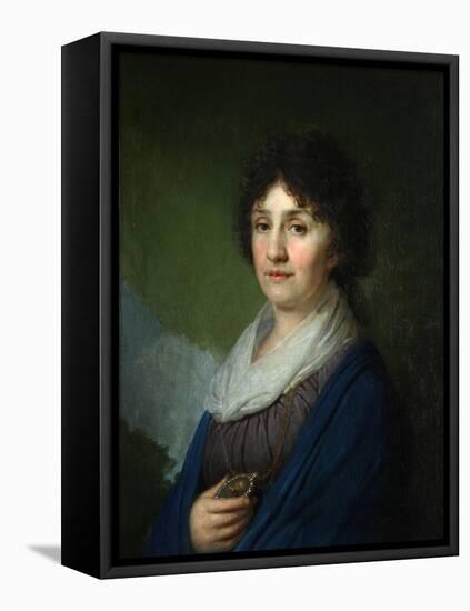 Portrait of Yekaterina Nikolayevna Davydova, 1795-1796-Vladimir Lukich Borovikovsky-Framed Stretched Canvas