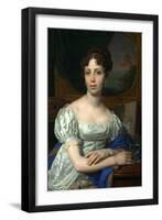 Portrait of Yekaterina Vladimirovna Rodzyanko, 1821-Vladimir Lukich Borovikovsky-Framed Premium Giclee Print