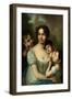 Portrait of Yelena Balashova with Children, C. 1811-Vladimir Lukich Borovikovsky-Framed Giclee Print