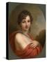 Portrait of Yelena Naryshkina (1785?185), 1800-Johann-Baptist Lampi the Younger-Stretched Canvas