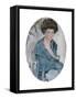 Portrait of Yelena Oliv, 1909-Valentin Serov-Framed Stretched Canvas