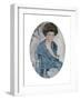 Portrait of Yelena Oliv, 1909-Valentin Serov-Framed Giclee Print