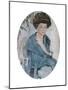 Portrait of Yelena Oliv, 1909-Valentin Serov-Mounted Giclee Print