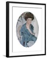 Portrait of Yelena Oliv, 1909-Valentin Serov-Framed Giclee Print