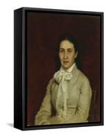 Portrait of Yelizaveta Grigoryevna Mamontova (1847-190), 1878-Ilya Yefimovich Repin-Framed Stretched Canvas