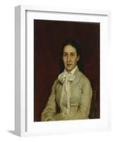 Portrait of Yelizaveta Grigoryevna Mamontova (1847-190), 1878-Ilya Yefimovich Repin-Framed Giclee Print