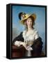 Portrait of Yolande Gabrielle Martine De Polastron, Duchess of Polignac (1749-1793) with the Straw-Elisabeth Louise Vigee-LeBrun-Framed Stretched Canvas