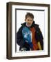Portrait of Young Boy Snowboarder Model Release 2612, New York, USA-Paul Sutton-Framed Premium Photographic Print