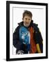 Portrait of Young Boy Snowboarder Model Release 2612, New York, USA-Paul Sutton-Framed Photographic Print