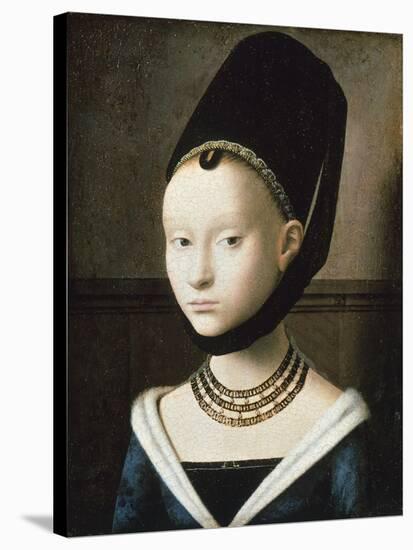 Portrait of Young Girl, 1470-Petrus Christus-Stretched Canvas