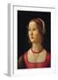 Portrait of Young Girl by Domenico Ghirlandaio-null-Framed Giclee Print