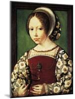 Portrait of Young Girl-null-Mounted Giclee Print