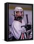 Portrait of Young Ice Hockey Player-null-Framed Stretched Canvas