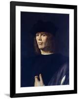 Portrait of Young Man, by Andrea Solario (Ca 1465-1524)-null-Framed Giclee Print