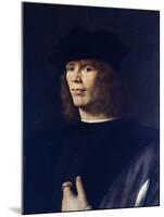 Portrait of Young Man, by Andrea Solario (Ca 1465-1524)-null-Mounted Giclee Print