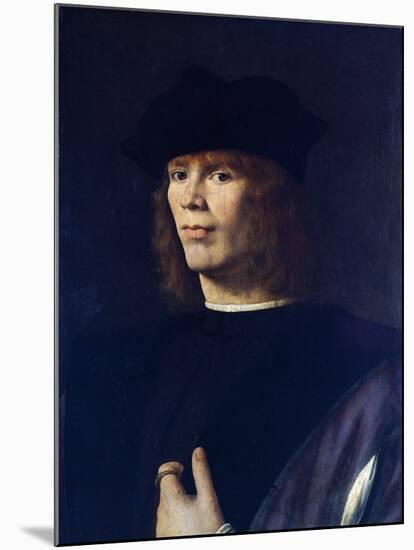 Portrait of Young Man, by Andrea Solario (Ca 1465-1524)-null-Mounted Giclee Print