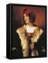 Portrait of Young Man Dressed in Fur, 1535-Titian (Tiziano Vecelli)-Framed Stretched Canvas