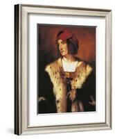 Portrait of Young Man Dressed in Fur, 1535-Titian (Tiziano Vecelli)-Framed Giclee Print