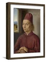 Portrait of Young Man, Perhaps Jan Van Winckele, 1462-Dirck Bouts-Framed Giclee Print