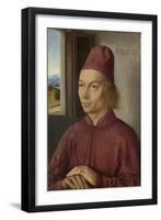 Portrait of Young Man, Perhaps Jan Van Winckele, 1462-Dirck Bouts-Framed Giclee Print