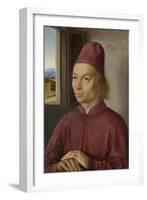 Portrait of Young Man, Perhaps Jan Van Winckele, 1462-Dirck Bouts-Framed Giclee Print